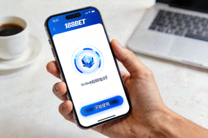 188BET 모바일 앱 설치 완료 후 실행하는 화면